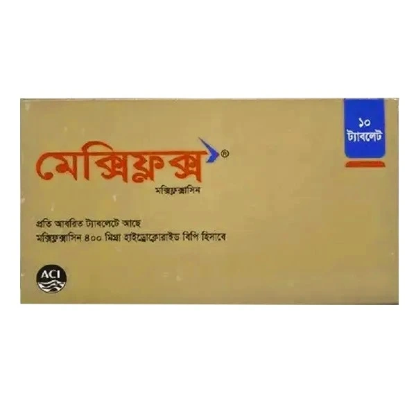 Pack Image: Maxiflox 400 mg Tablet (1 x 10)
