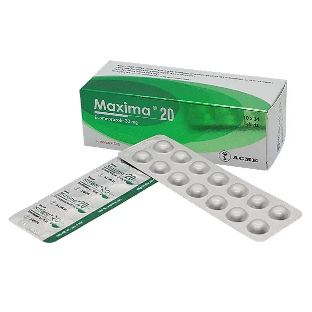 Pack Image: Maxima 20 mg Tablet (10 x 14)