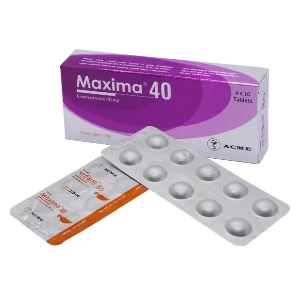 Pack Image: Maxima 40 mg Tablet (4 x 10)