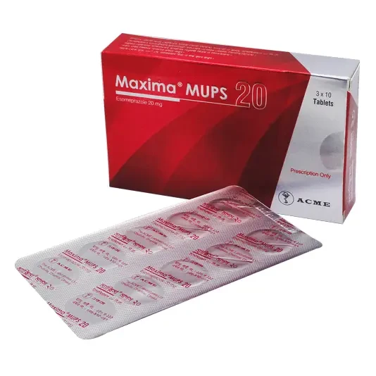 Pack Image: Maxima MUPS 20 mg Tablet (5 x 10)
