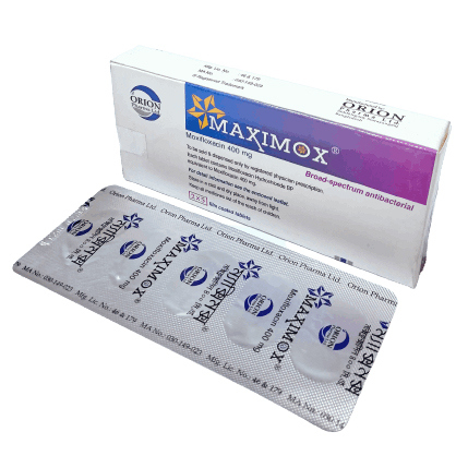 Pack Image: Maximox 400 mg Tablet (2 x 5)
