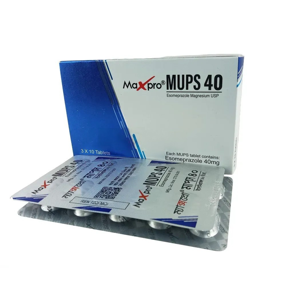 Pack Image: Maxpro MUPS 40 mg Tablet (3 x 10)