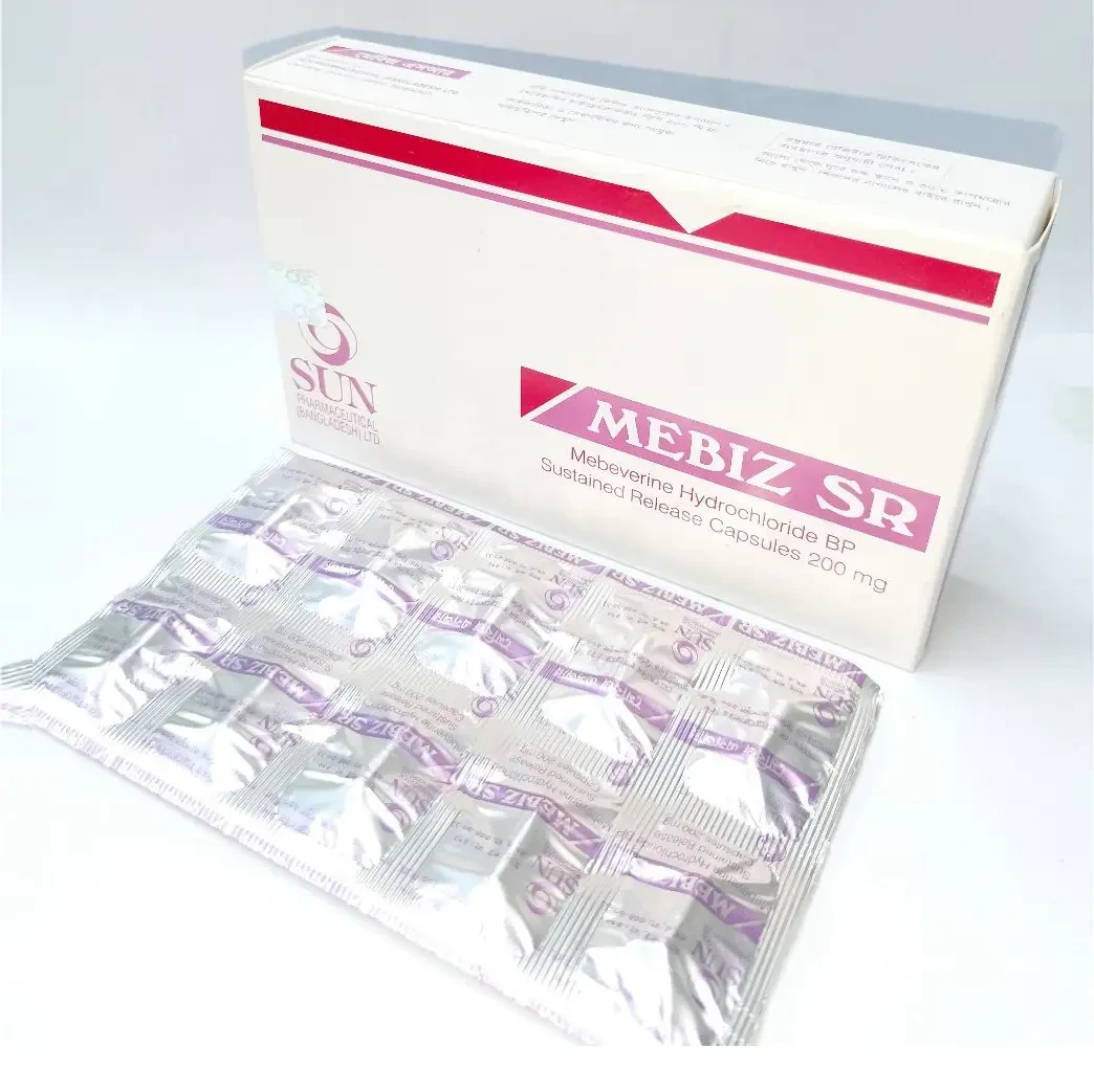 Pack Image: Mebiz SR 200 mg Capsule (5 x 10)