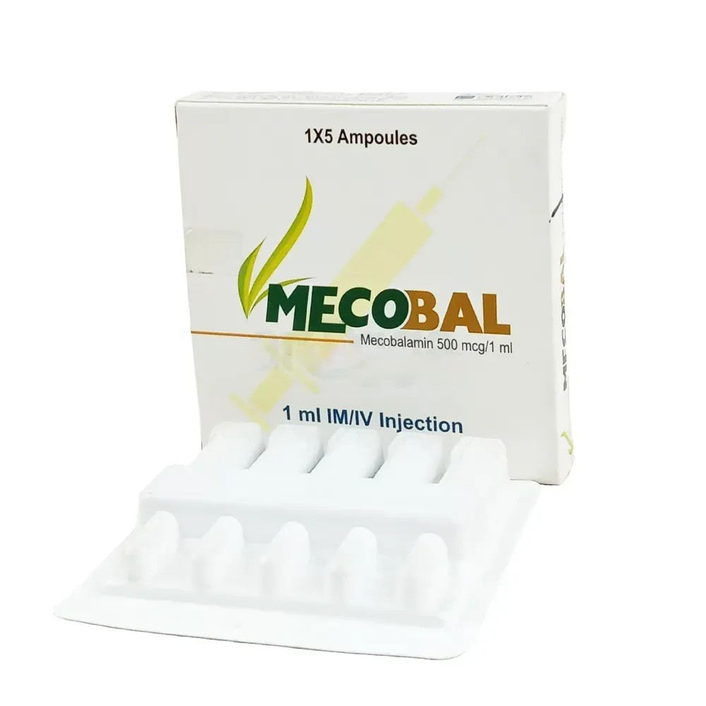 Pack Image: Mecobal 500 mcg Injection (1 ml ampoule)