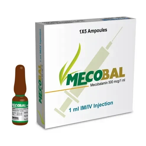 Pack Image: Mecobal 500 mcg Injection (1 ml ampoule)
