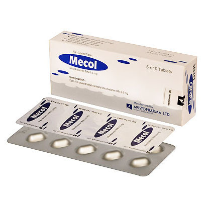Pack Image: Mecol 500 mcg Tablet (5 x 10)
