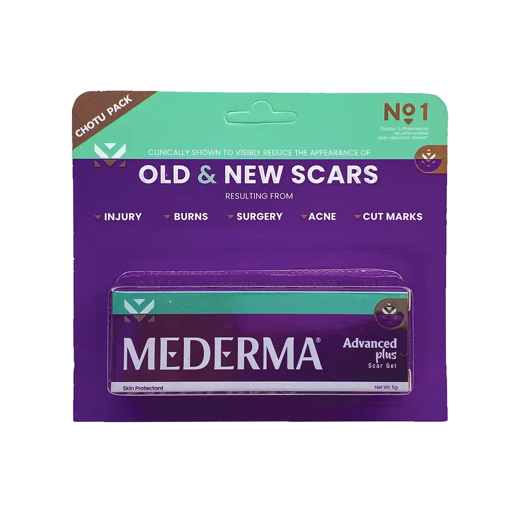 Pack Image: Mederma (Advanced) 10 gm Gel (10 gm tube)