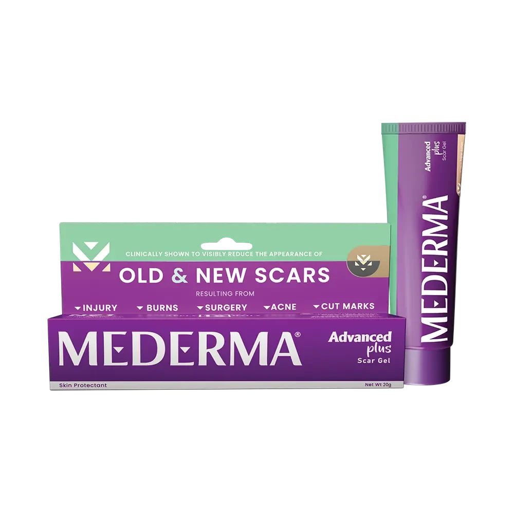 Pack Image: Mederma (Advanced) 10 gm Gel (10 gm tube)