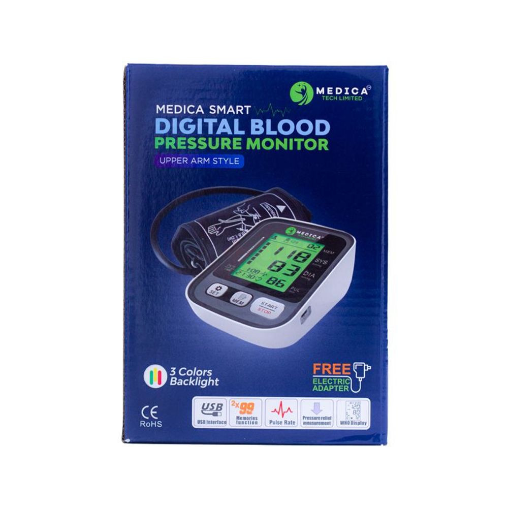 Pack Image: Medica (Smart) Digital blood BP Monitor Device (Each device)