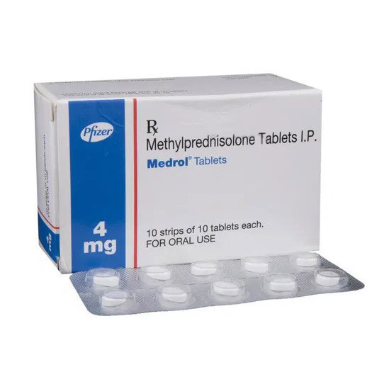 Pack Image: Medrol 4 mg Tablet (10 x 10)