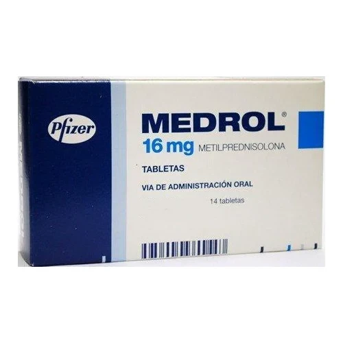 Pack Image: Medrol 16 mg Tablet (1 x 14)