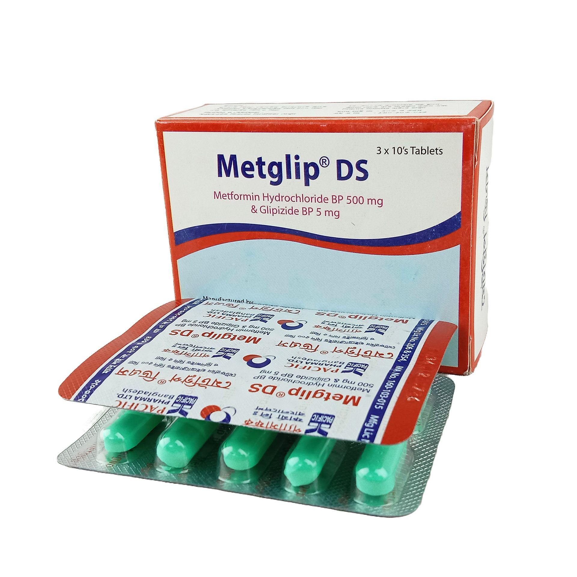 Pack Image: Mefoglip DS 5 mg Tablet (3 x 10)