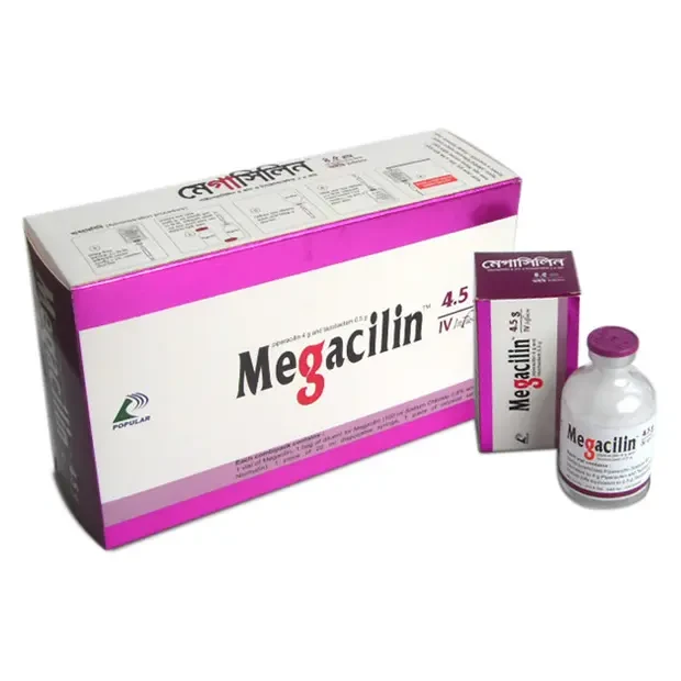 Pack Image: Megacilin (4 gm Injection (4.5 gm vial)
