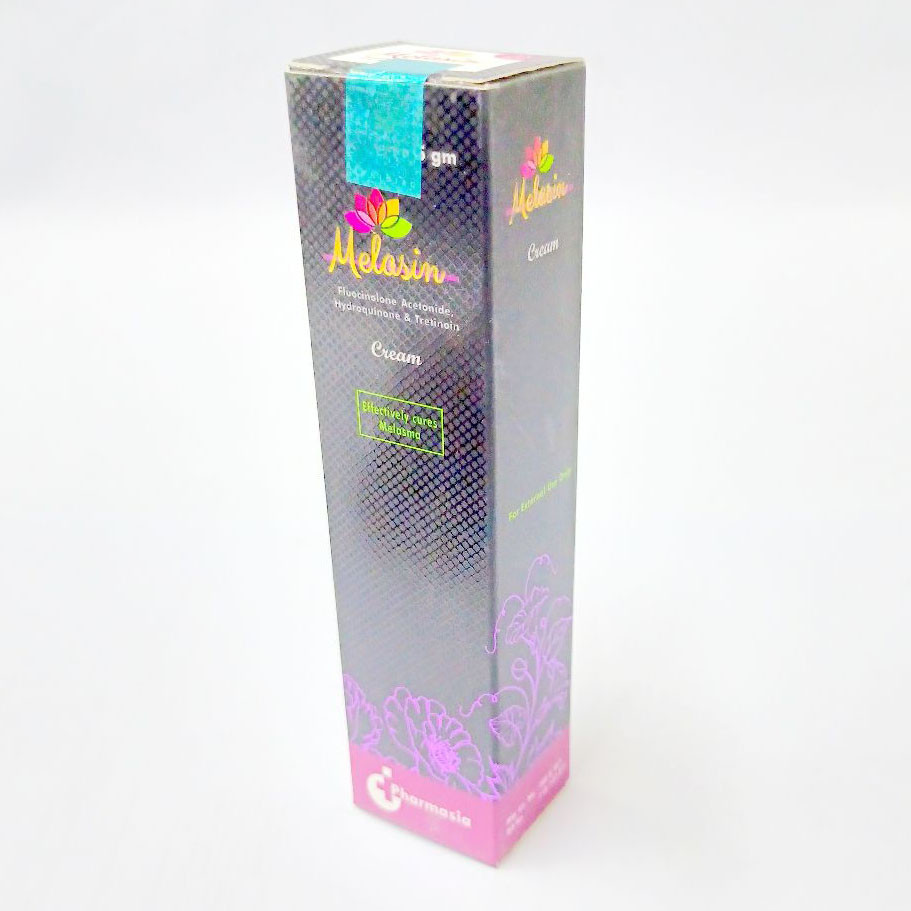 Pack Image: Melasin 0.01% 4% Cream (15 gm tube)