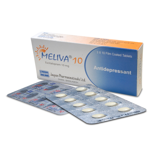 Pack Image: Meliva 10 mg Tablet (3 x 10)