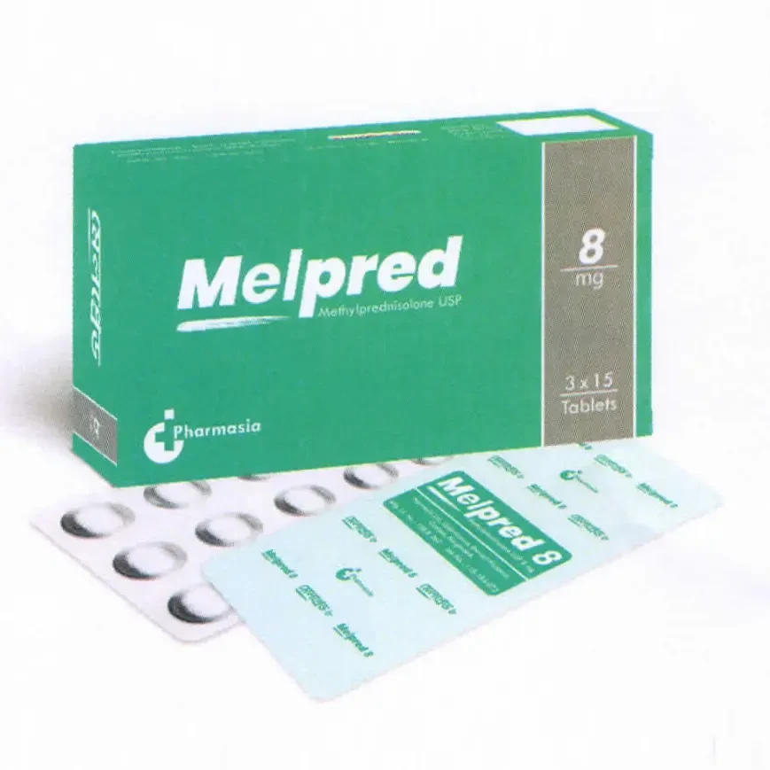 Pack Image: Melpred 8 mg Tablet (3 x 15)