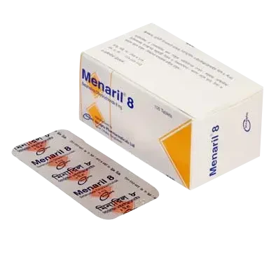 Pack Image: Menaril 8 mg Tablet (10 x 10)