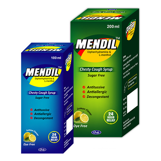 Pack Image: Mendil (14 mg Syrup (200 ml bottle)
