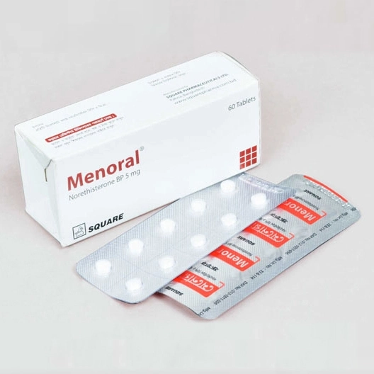 Pack Image: Menoral 5 mg Tablet (6 x 10)