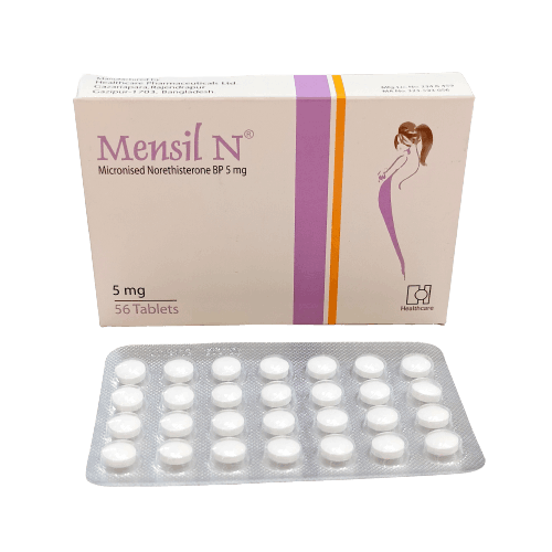 Pack Image: Mensil N 5 mg Tablet (2 x 28)