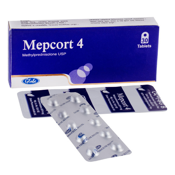 Pack Image: Mepcort 4 mg Tablet (3 x 10)