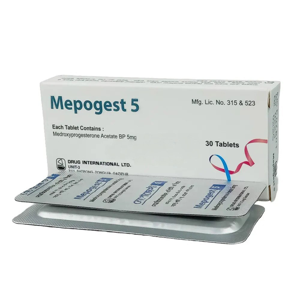 Pack Image: Mepogest 5 mg Tablet (3 x 10)