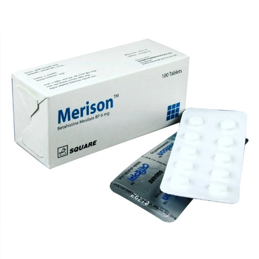 Pack Image: Merison 6 mg Tablet (10 x 10)