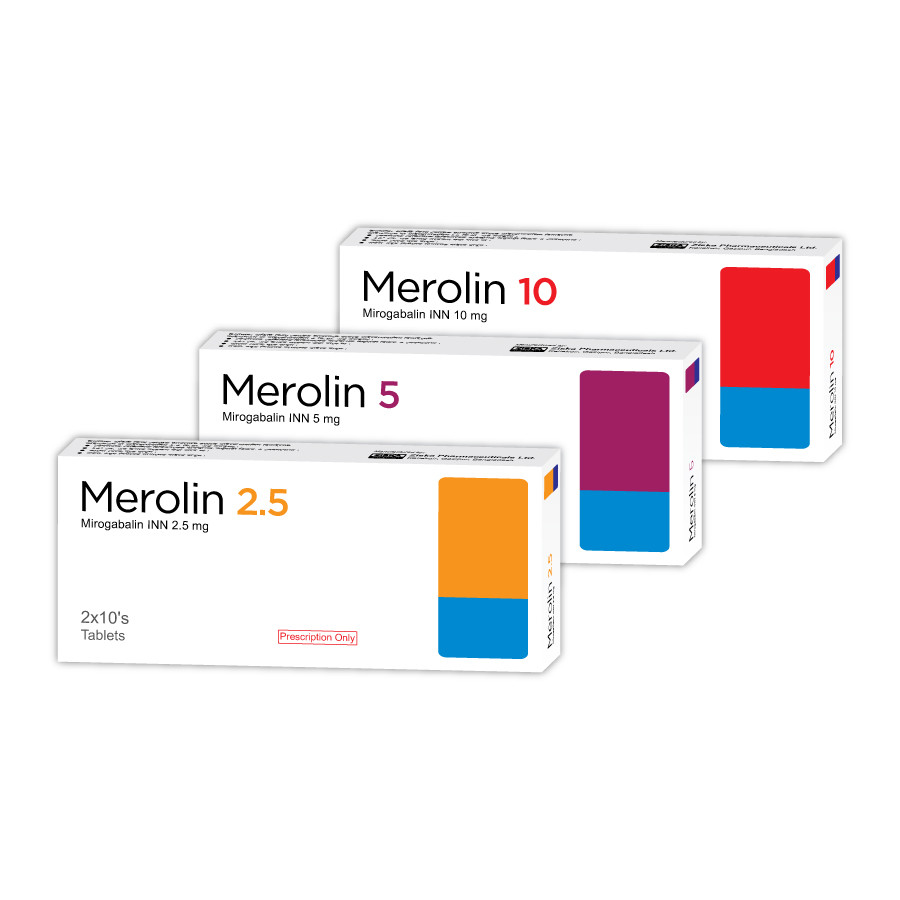 Pack Image: Merolin 10 mg Tablet (1 x 10)