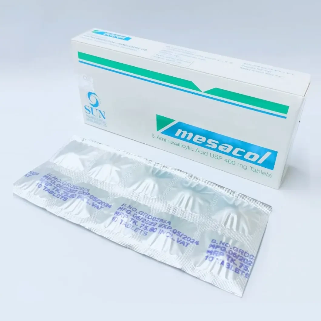 Pack Image: Mesacol 400 mg Tablet (5 x 10)