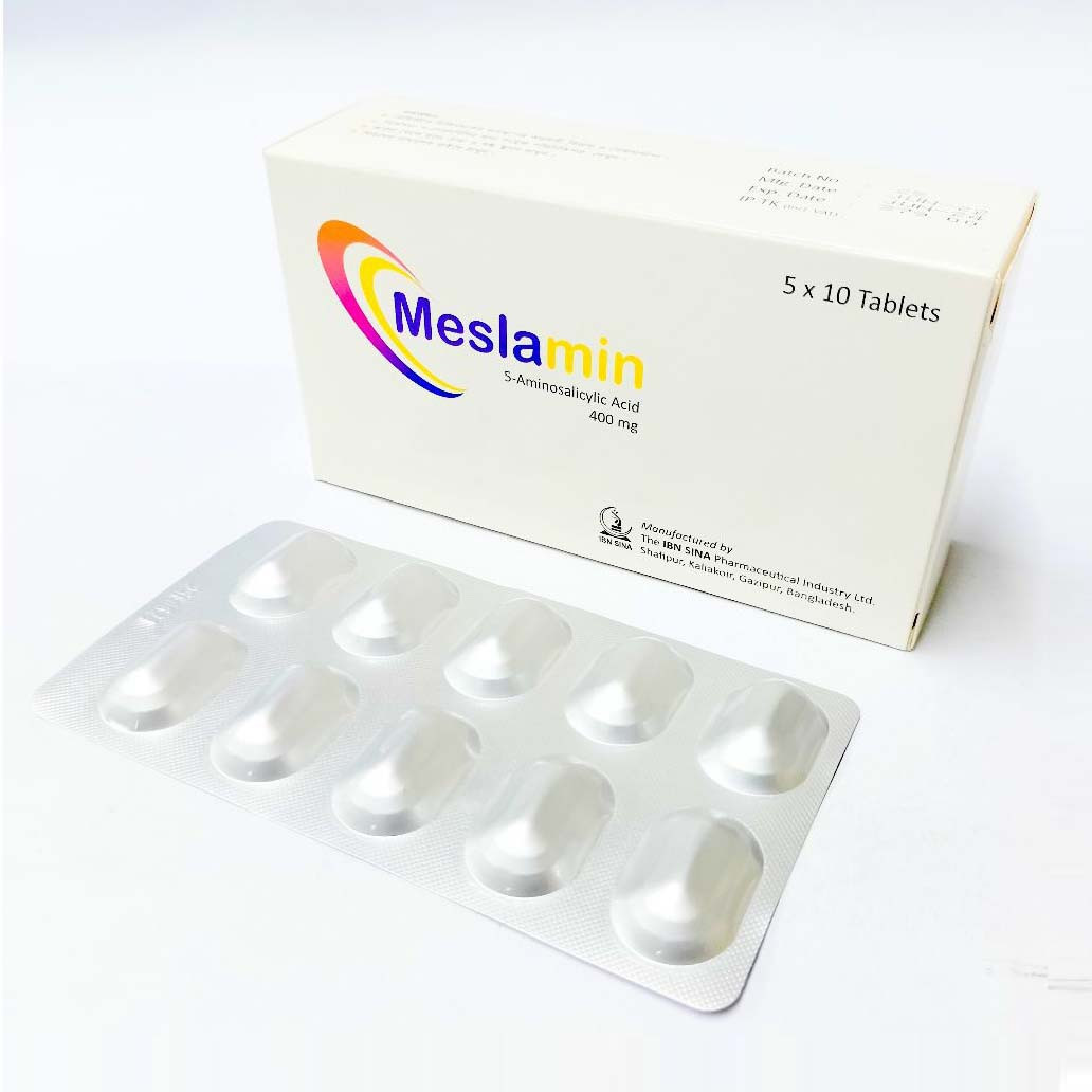 Pack Image: Meslamin DR 400 mg Tablet (5 x 10)