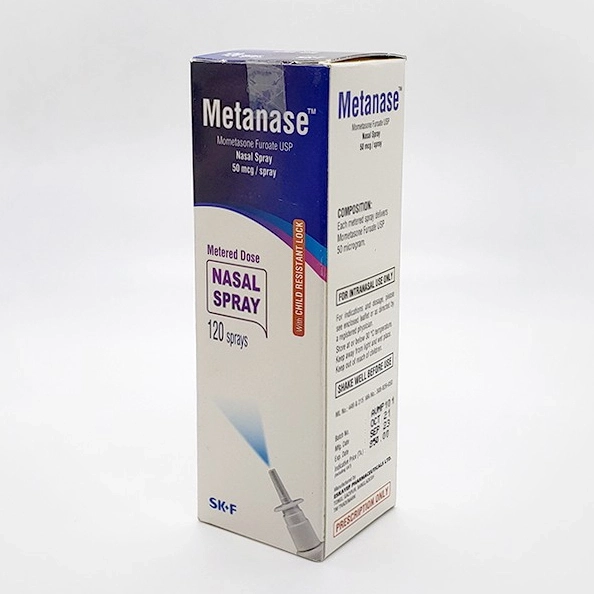 Pack Image: Metanase 50 mcg Nasal Spray (120 metered sprays)