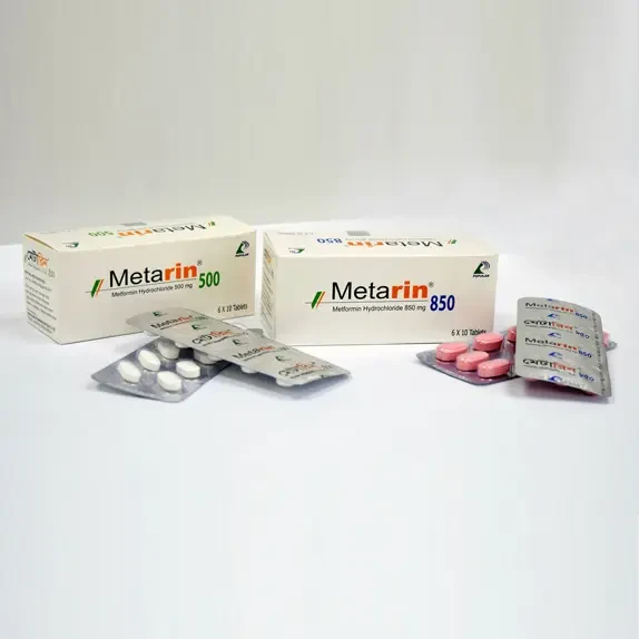Pack Image: Metarin 850 mg Tablet (6 x 10)