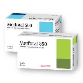Pack Image: Metforal 850 mg Tablet (5 x 10)