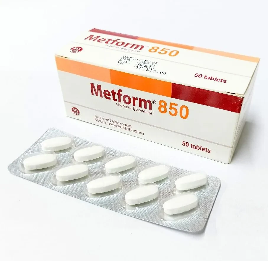 Pack Image: Metform 850 mg Tablet (5 x 10)