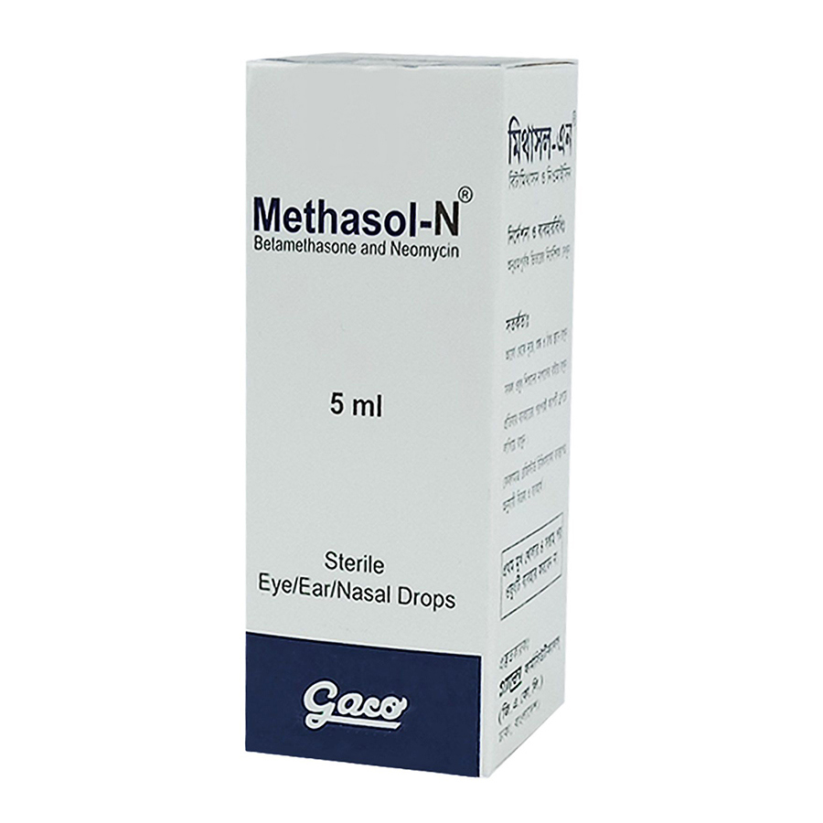 Pack Image: Methasol-N 0.1% 0.5% Eye Drop (5 ml drop)