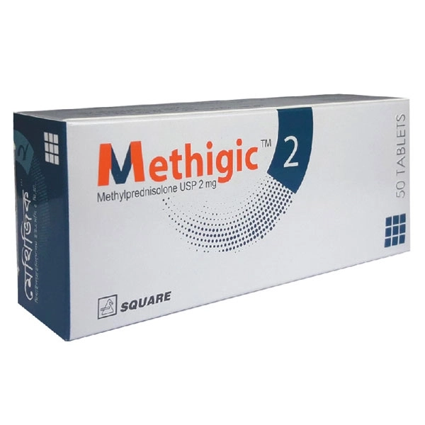 Pack Image: Methigic 2 mg Tablet (5 x 10)