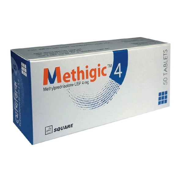 Pack Image: Methigic 4 mg Tablet (5 x 10)