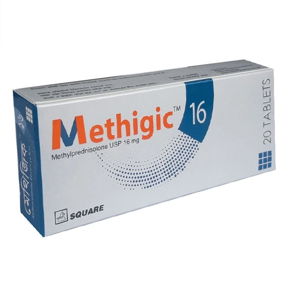 Pack Image: Methigic 16 mg Tablet (2 x 10)