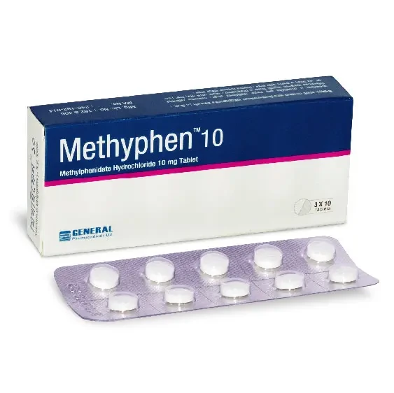 Pack Image: Methyphen 10 mg Tablet (3 x 10)