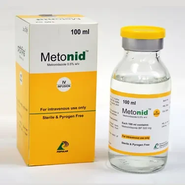 Pack Image: Metonid 500 mg Injection (100 ml bottle)