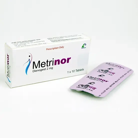Pack Image: Metrinor 2 mg Tablet (1 x 10)