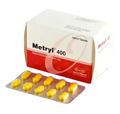 Pack Image: Metryl 400 mg Tablet (7 x 30)