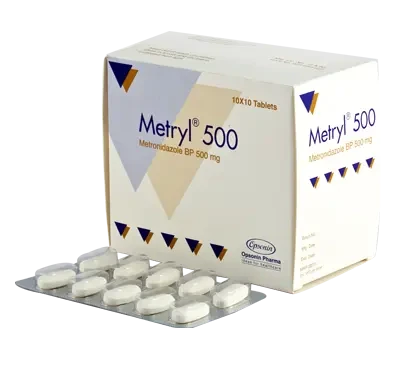 Pack Image: Metryl 500 mg Tablet (10 x 10)