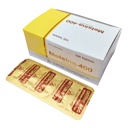 Pack Image: Metsina 400 mg Tablet (10 x 10)