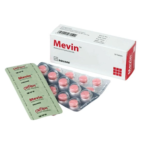 Pack Image: Mevin 135 mg Tablet (5 x 10)