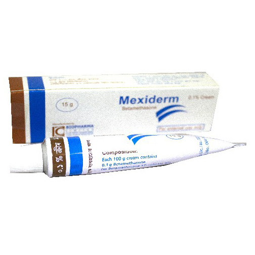 Pack Image: Mexiderm 0.1% Cream (15 gm tube)