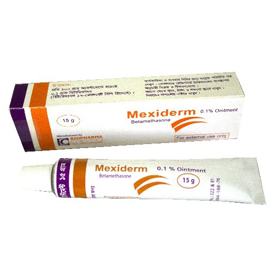 Pack Image: Mexiderm 0.1% Ointment (15 gm tube)