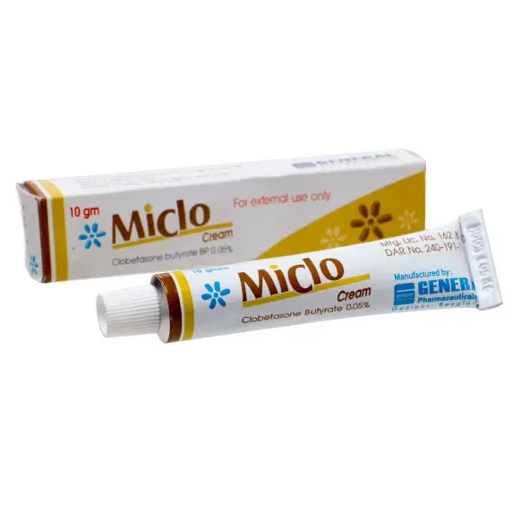Pack Image: Miclo 0.05% Cream (10 gm tube)