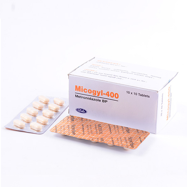 Pack Image: Micogyl 400 mg Tablet (10 x 10)