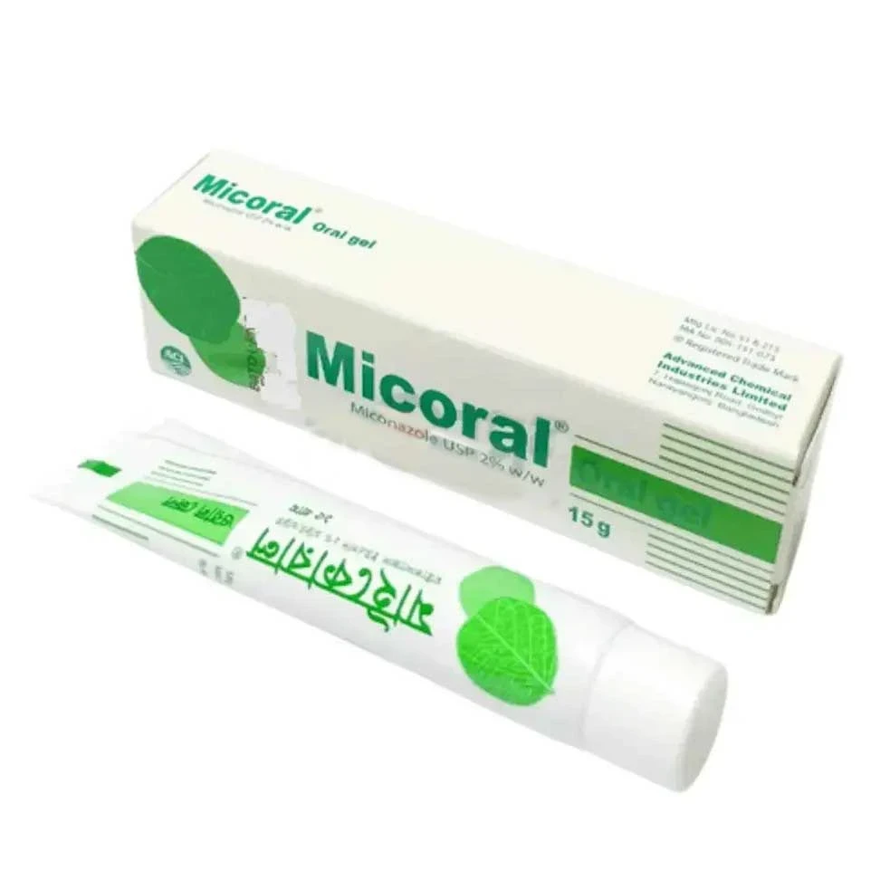 Pack Image: Micoral 2% w Oral Gel (15 gm tube)